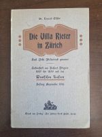 Conrad Escher – Villa Rieter Zürich – Erstausgabe 1912