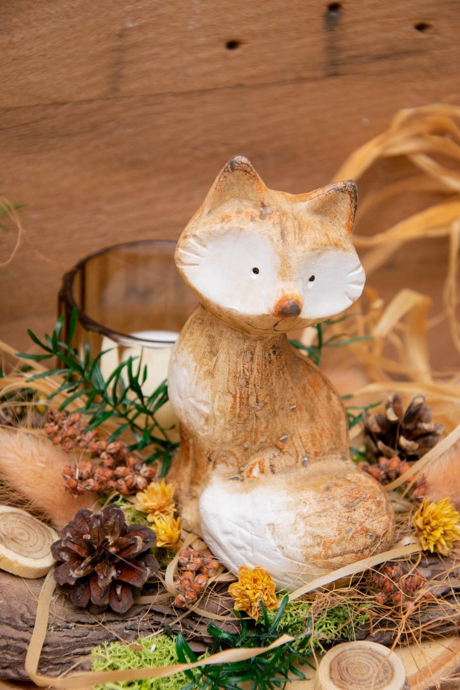 Tutte le decorazioni: handgefertigte Herbstdeko mit Deko-Fuchs, Geschenkidee – Nuovo (secondo la descrizione) da Unterentfelden venduto da mag-images