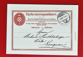 GANZSACHE BILDPOSTKARTE GABRA BURGDORF HUMAIR ADLISWIL 1985