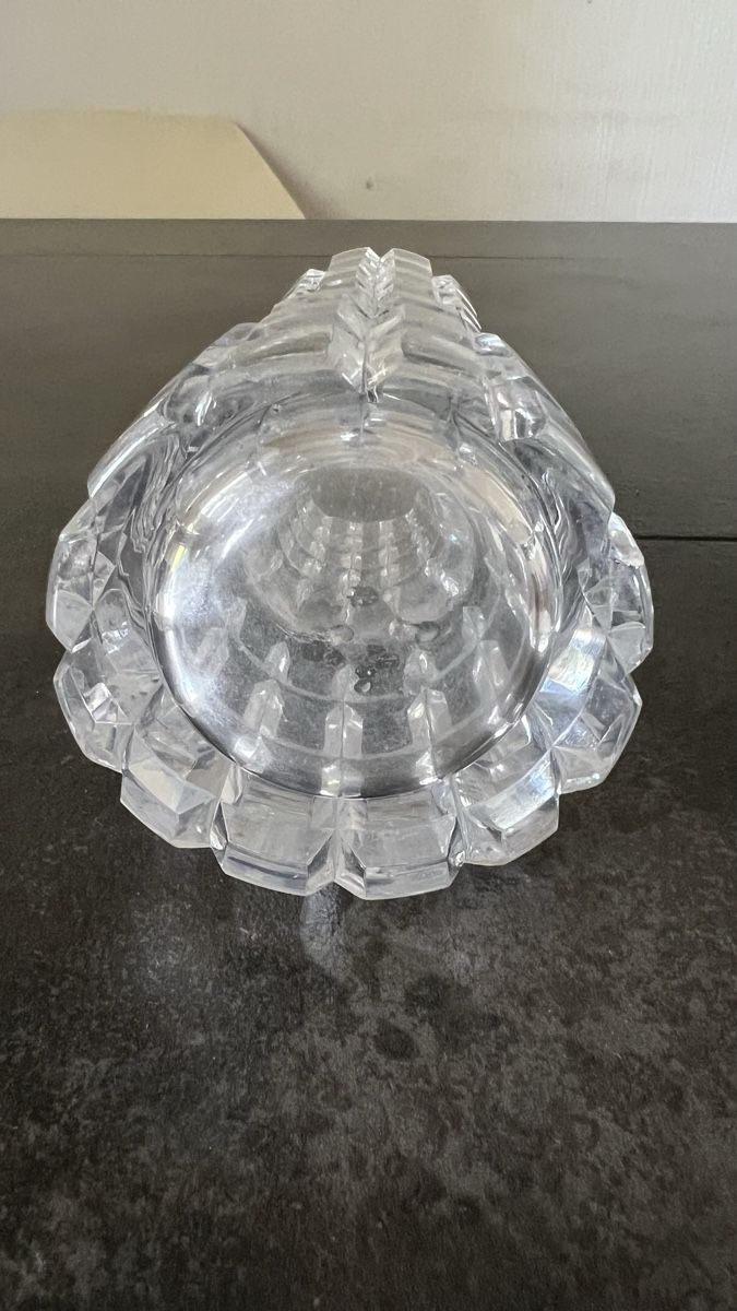 Vasi & Recipienti: Vase en cristal biseauté design – Usato da Nyon venduto da stylevintage79 3