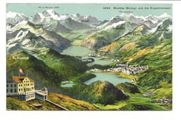 Muottas Muraigl (GR) Engadiner Seen  St. Moritz  Maloja 1909