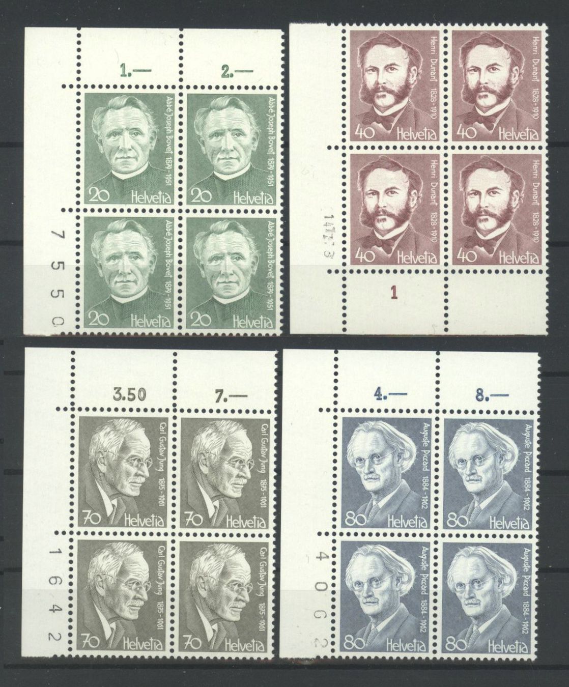 Tutti i francobolli: 1978, Portraitmarken ** – Usato da Willisau venduto da Vollstempel