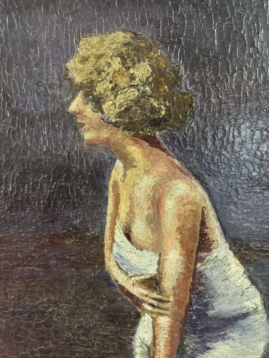 Dipinti: F. Vallet Öl auf Karton 50 x 60 cm – Usato da Frasnacht venduto da Kulturpalast 6