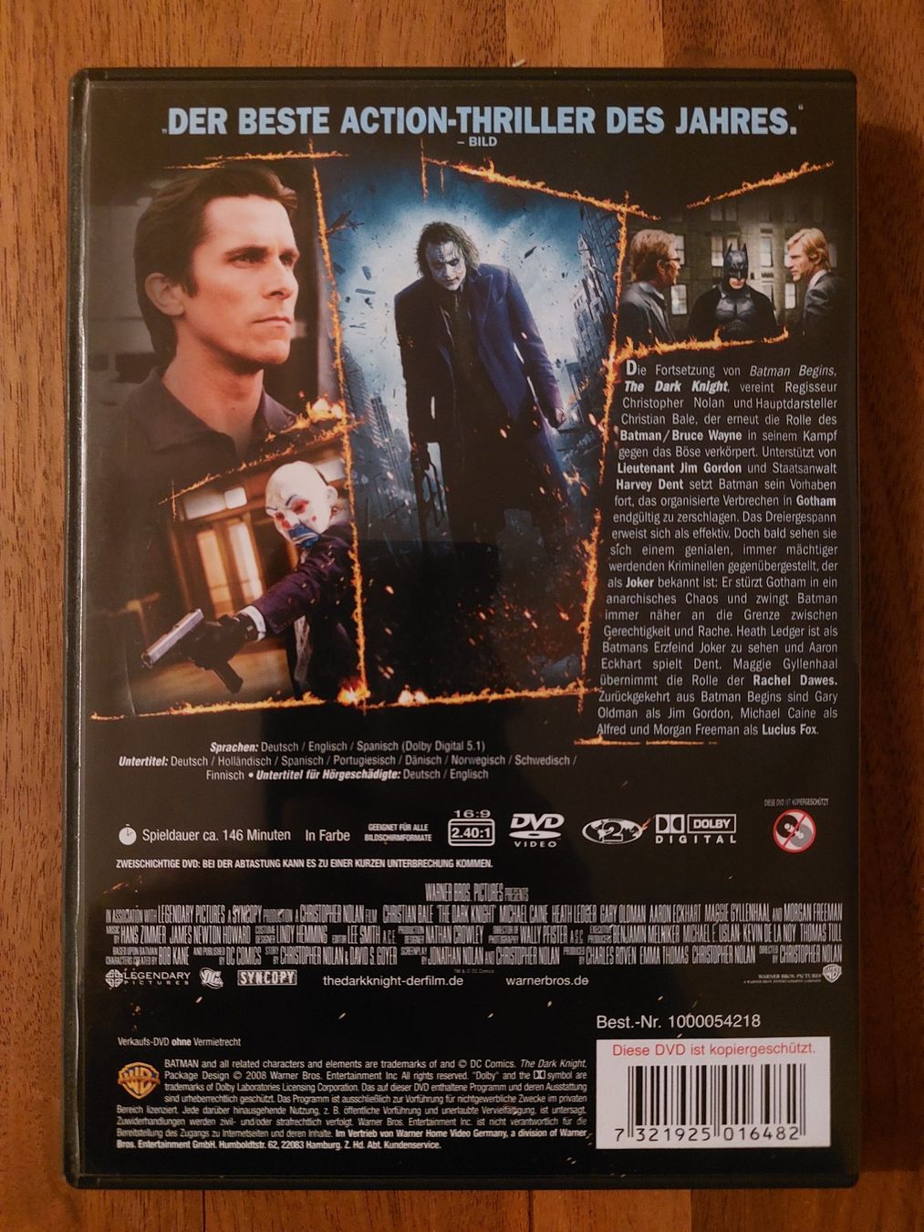 Tutti i DVDs: DVD - The Dark Knight – Usato da Rheinfelden venduto da FilmAuktion 1