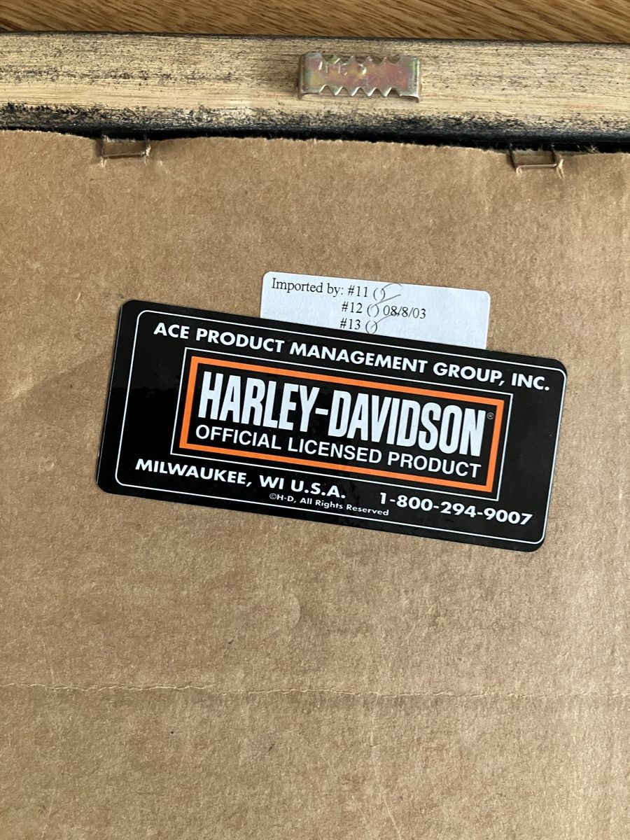 Poster & Bilder: 2 Harley-Davidson Wandbilder gerahmt Set – Gebraucht aus Willisau von son_lq7g 4