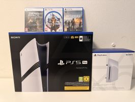 Sony PlayStation 5 Pro 2TB inkl. Laufwerk und Spiele