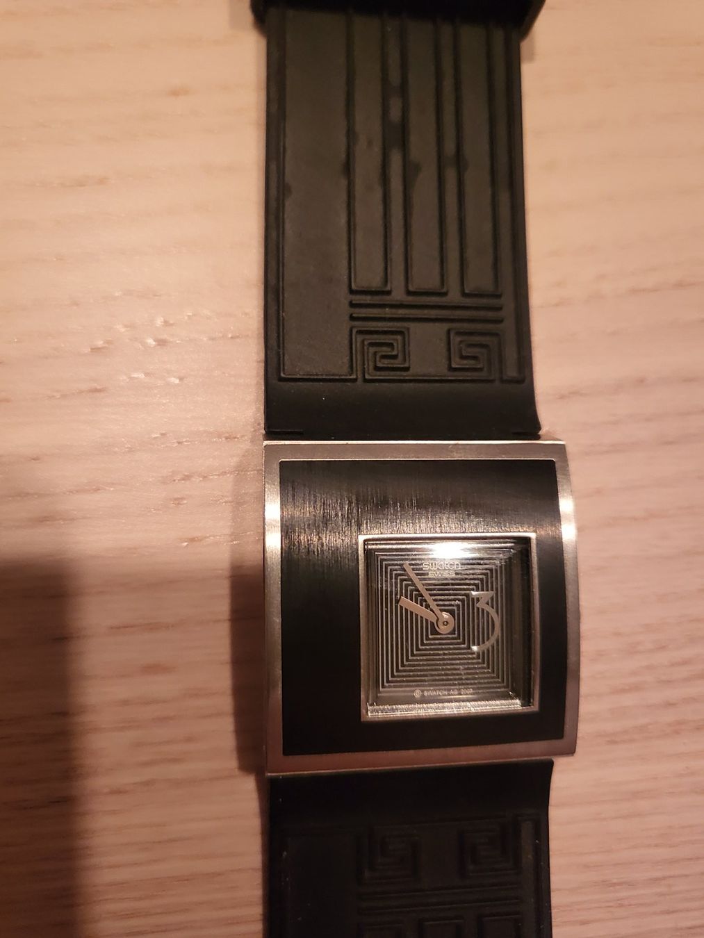 Swatch Orologi: Swatch black square watch new battery – Usato da Zürich venduto da Kralot 1