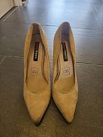 Super Mauro Echtleder Pumps Beige Gr. 37