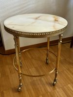 Beistelltisch Gold-Marmor