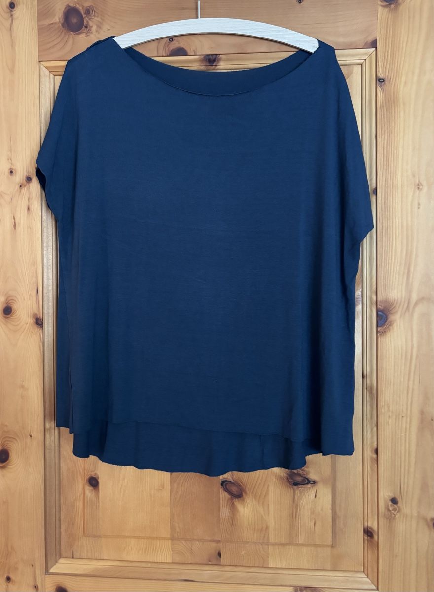T-shirt: Susy Mix Shirt, Dunkelblau – Nuovo (secondo la descrizione) da Celerina venduto da Heli87