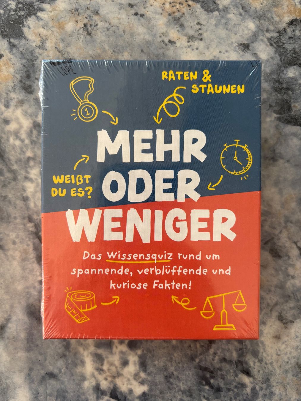Giochi: Neues Quizspiel "Mehr oder Weniger" - Originalverpackt! – Nuovo e nell'imballaggio originale da Ardon venduto da ste_5wpz