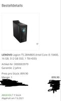 Gaming PC - Lenovo Legion T5 28IMB05