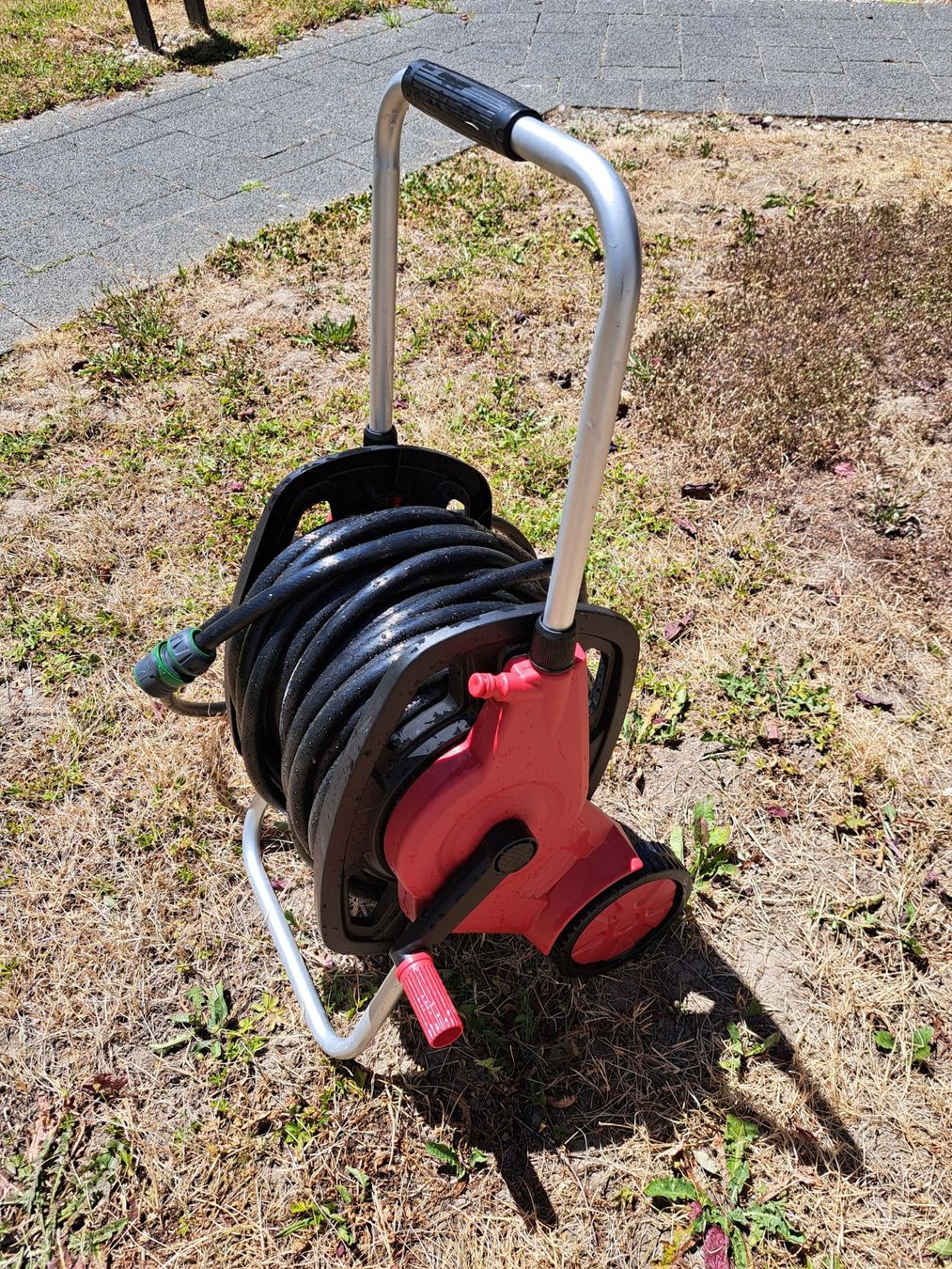 Rohre & Schläuche: Gartenschlauch Toolcraft Schlauchwagen 30m – Gebraucht aus Ipsach von jam_7jl7 1