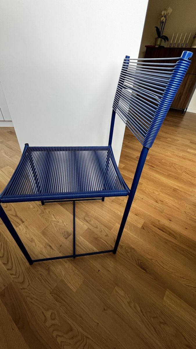 Sedie: 3 Stück Alias Stühle blau – Usato da Horw venduto da MaBu64 3