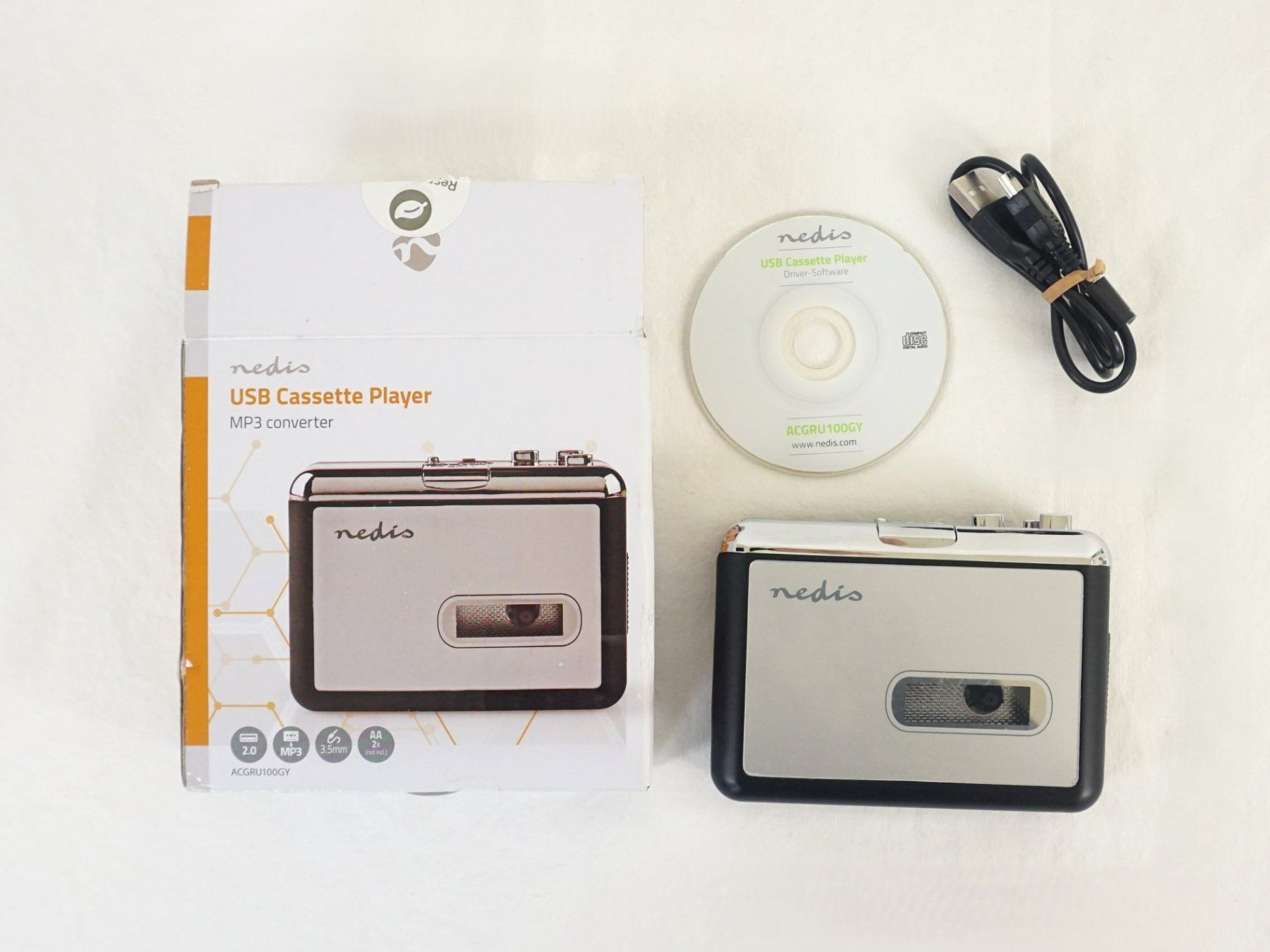 Tragbarer Mediaplayer: USB Cassette Player nedis – Neu (gemäss Beschreibung) aus Pratteln von Restwert_Pratteln