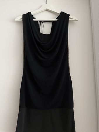schwarzes Lurex-Top