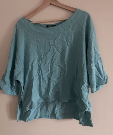 Haut femme EXSTASY turquoise taille unique bon état