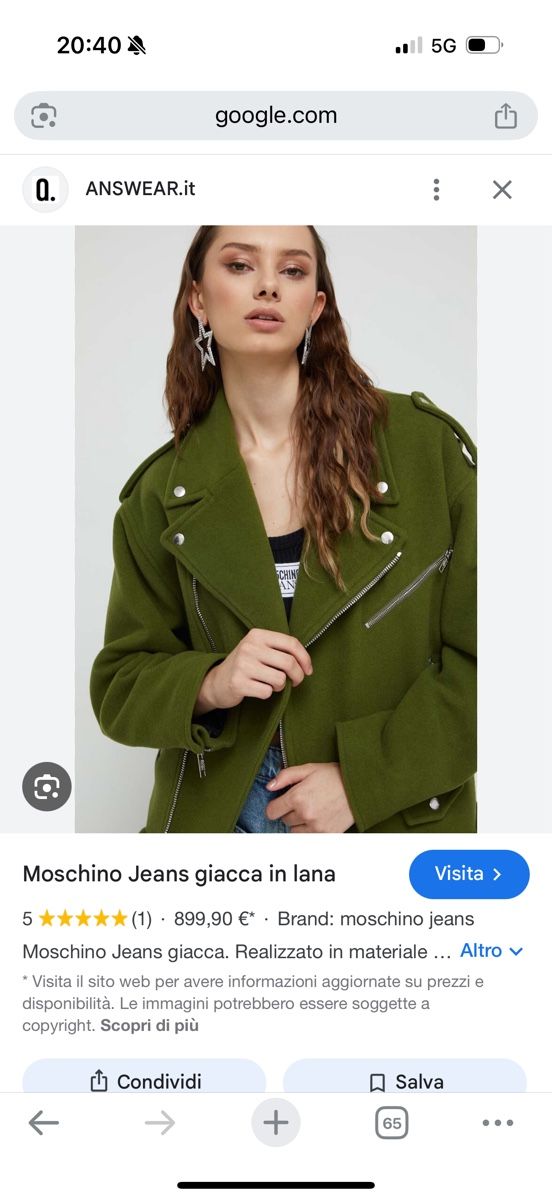 Moschino Jacken: Moschino jacket new 900€ – Neu (gemäss Beschreibung) aus Barna von orbuyorcry 2