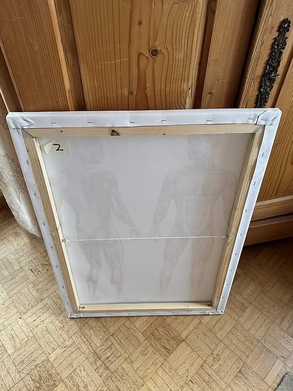 Poster & Bilder: Bild von Muskelmensch 80x60cm – Gebraucht aus Hasle b. Burgdorf von Gldi 1