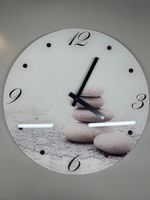 Orologio da parete Hama modello "Stones" in Vetro