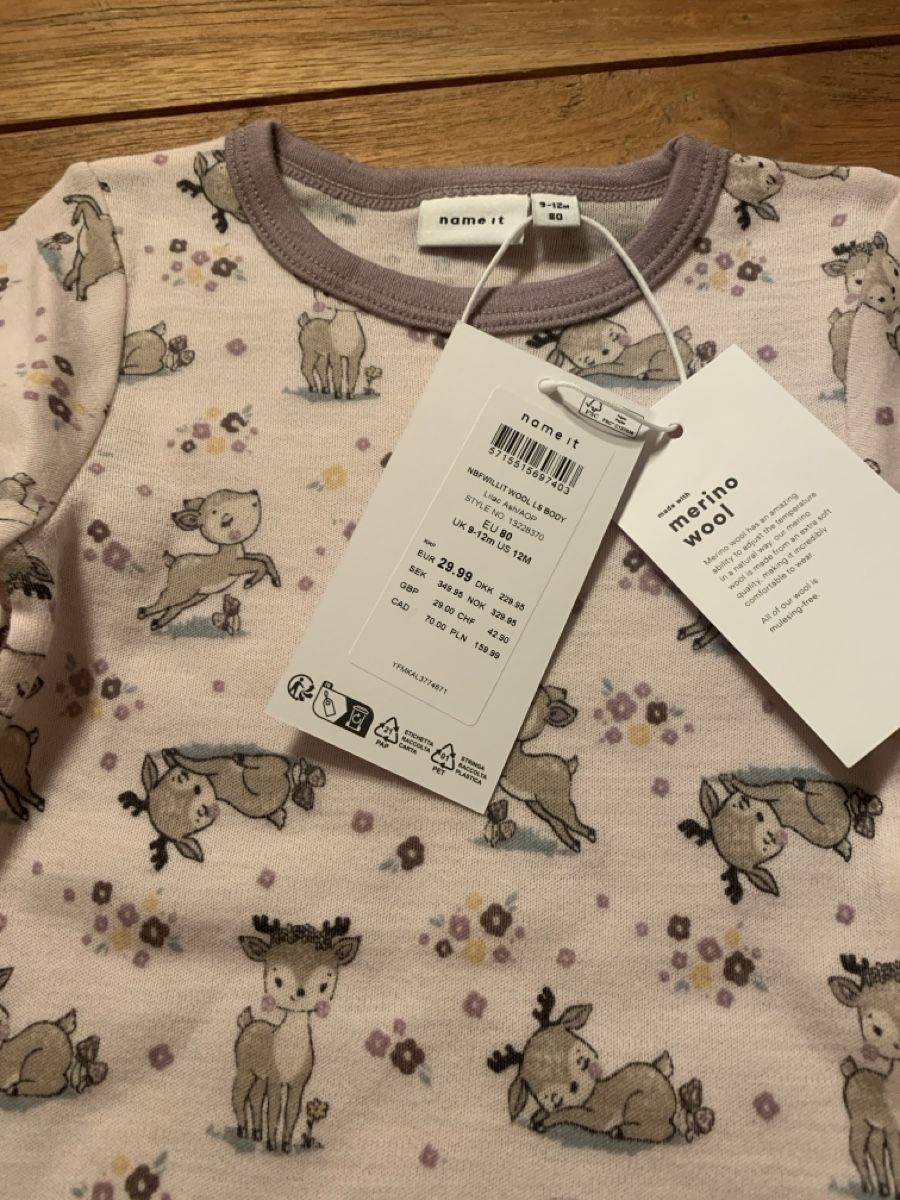 Name It Sous-vêtements: Neu Merino Body gr. 80 – Neuf avec emballage d'origine à Attelwil par TaraLee 1