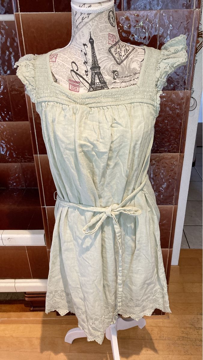 Vestiti: Leichtes Sommerkleid mit Spitzenbesatz Gr.S – Usato da Morschach venduto da leonie87