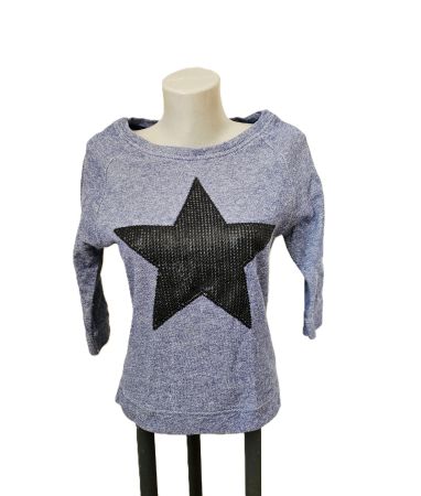 WE Pullover Gr. XS mit Stern Applikation
