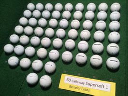 60 Golfbälle Callaway Supersoft (sehr schön)