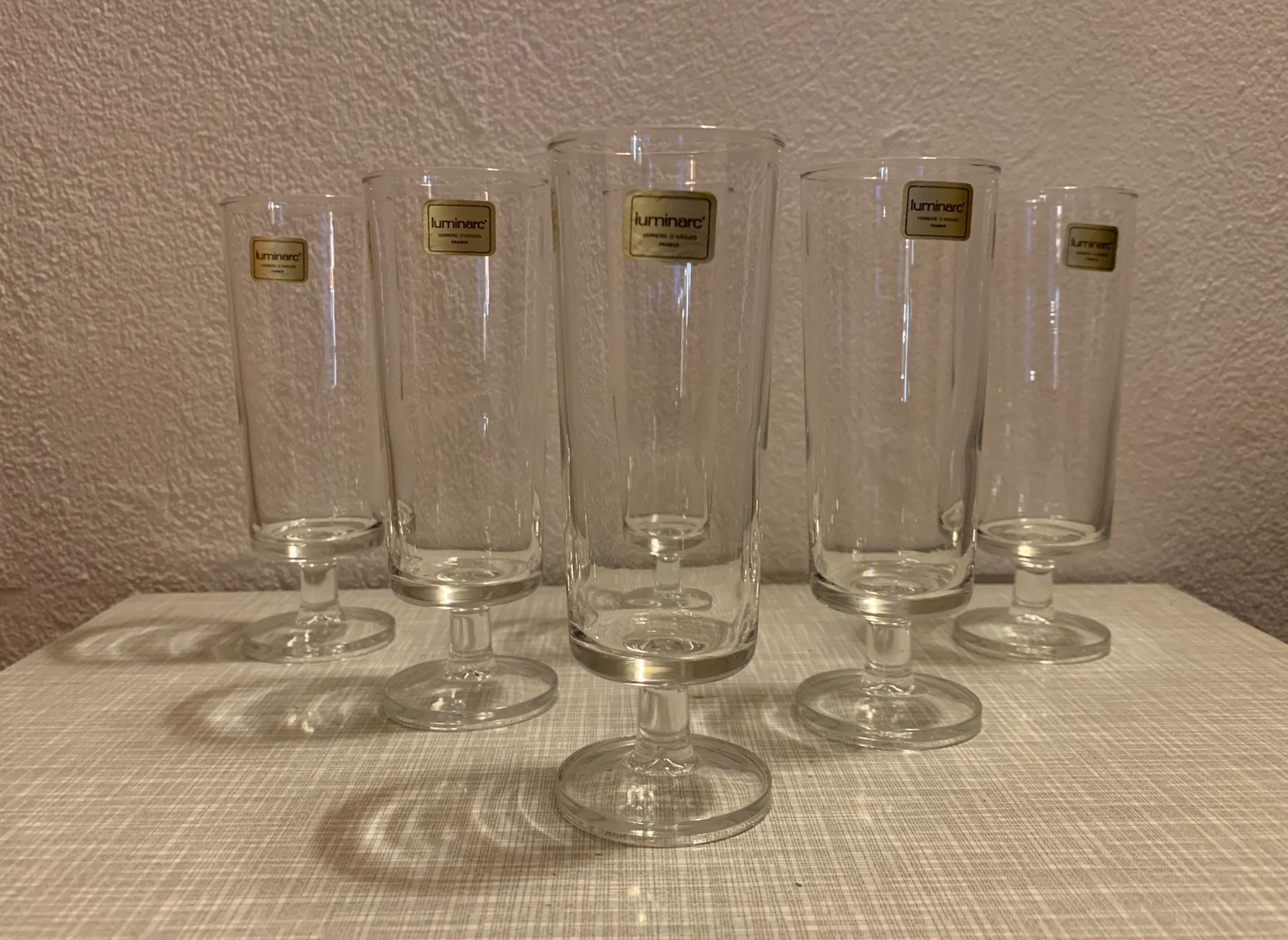 Bicchieri: 6er Set Luminarc SUEDE Champagnergläser / Sektgläser – Nuovo (secondo la descrizione) da Zürich venduto da Les_Zurichois
