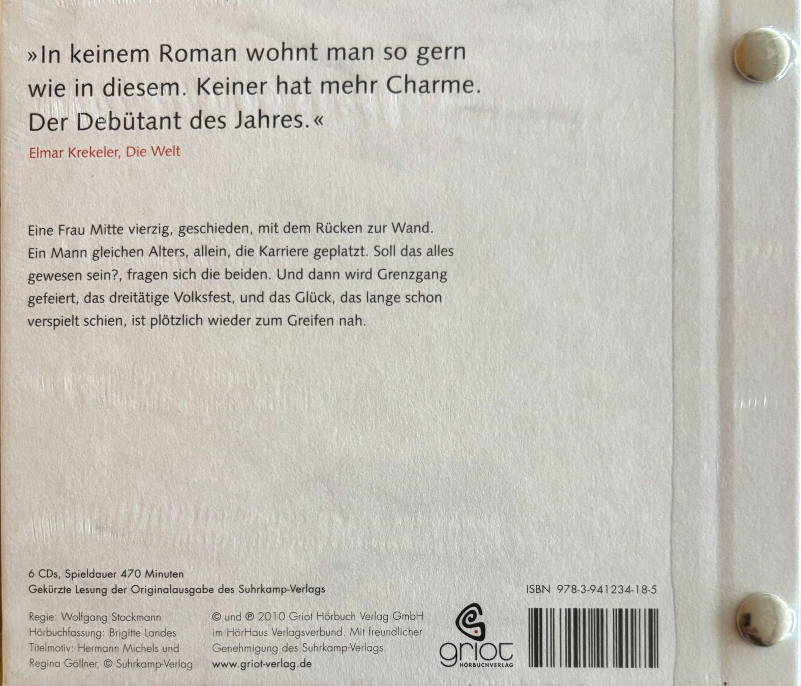 Audiolibri: Thome Stephan, Grenzgang (Hörbuch) – Nuovo e nell'imballaggio originale da Sarnen venduto da Livres 1
