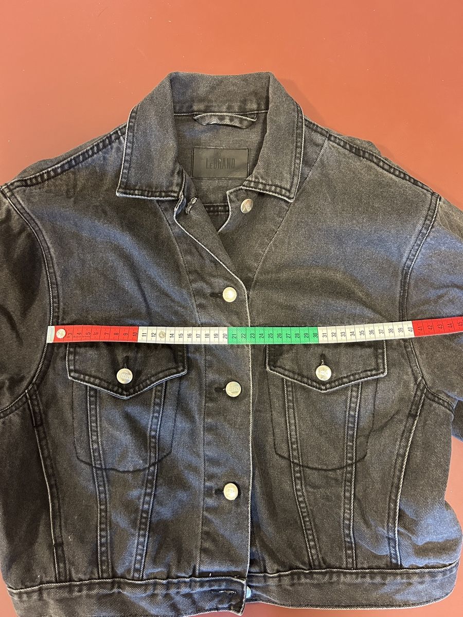 Vestes: Le Brand Denim Jacket Washed Black Onesize – D'occasion à Zürich par Secondhanddealer 7