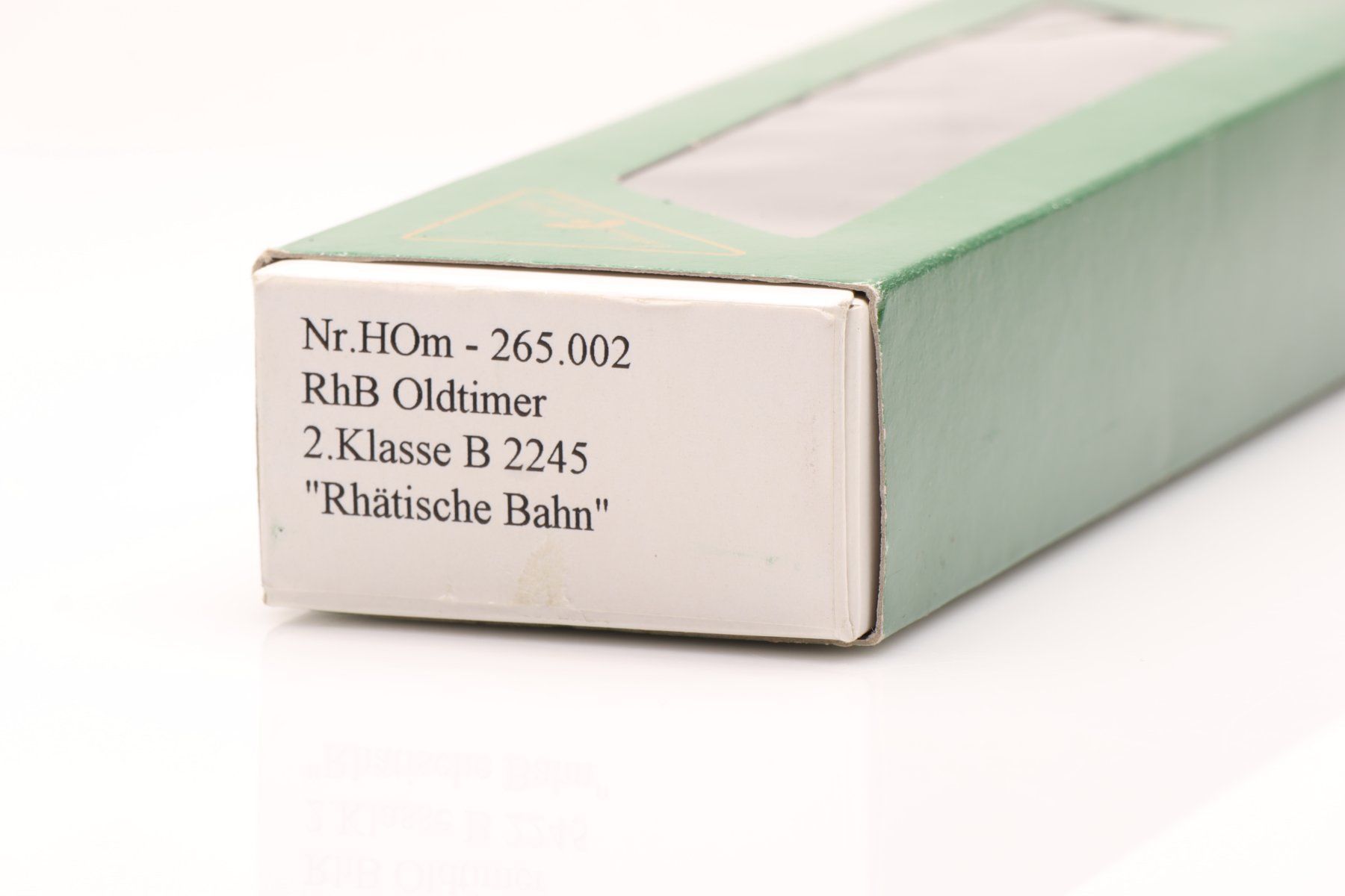Wabu Modellini di ferrovie: Wabu 265.002 RhB Oldtimer 2. Klasse B2245 DC, H0m – Nuovo (secondo la descrizione) da Ried (Muotathal) venduto da Modellbahn.swiss 4