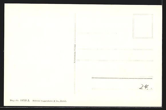 Cartoline postali: Sörenberg, Ortsansicht mit Kirche vor B – Usato da Berlin venduto da bartko-reher 1
