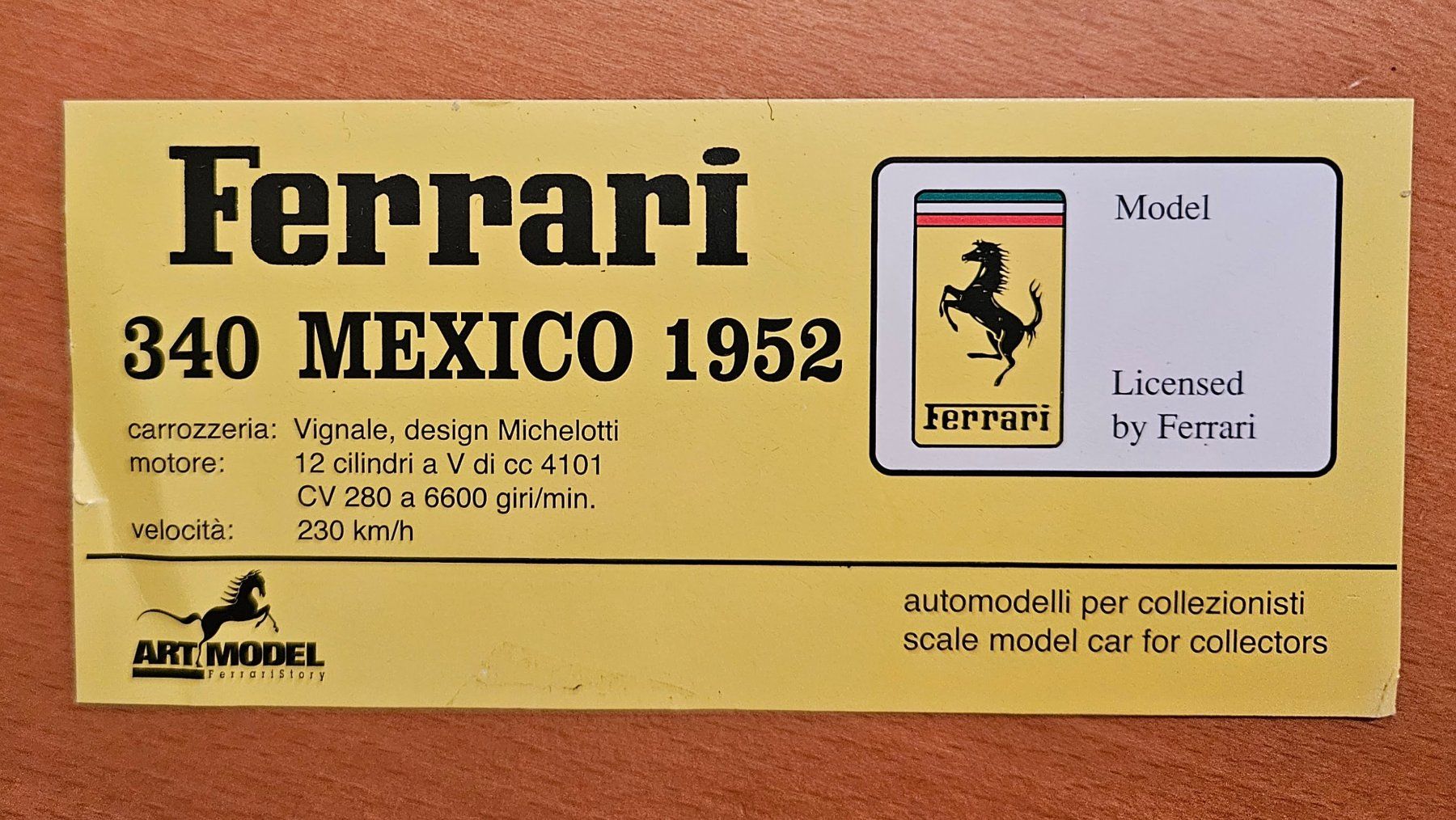Ferrari Modellautos: Ferrari 340 Mexico Berlinetta Vignale 1952 – Neu und originalverpackt aus Aigle von Vintage66 5