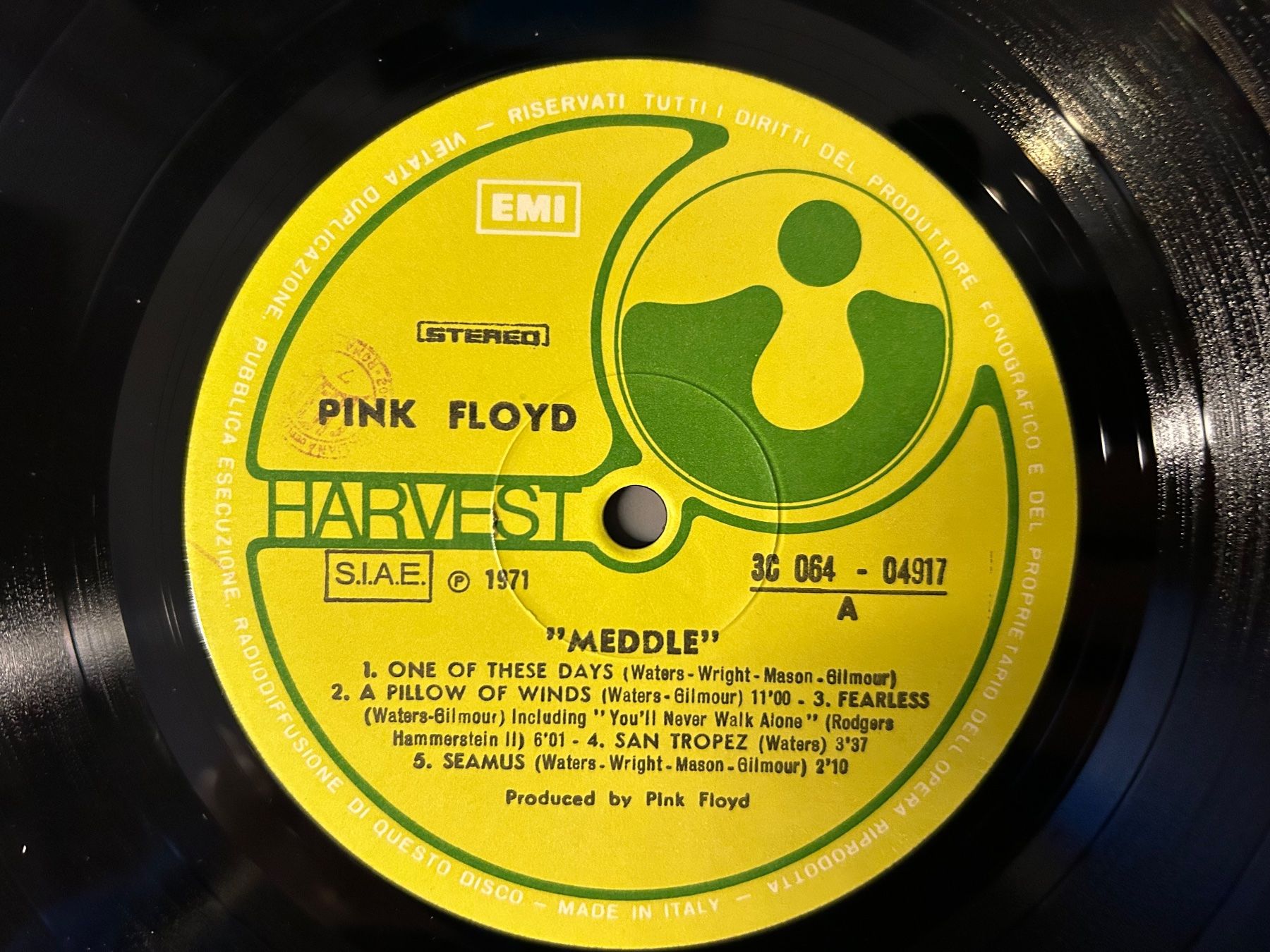 Dischi in vinile: Pink Floyd - Meddle (1971) – Usato da Aesch BL venduto da BlueMusicRecords 3