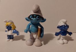 SCHLUMPF JAKKS PACIFIK Schlaubi und 2 kleine alte Schlümpfe