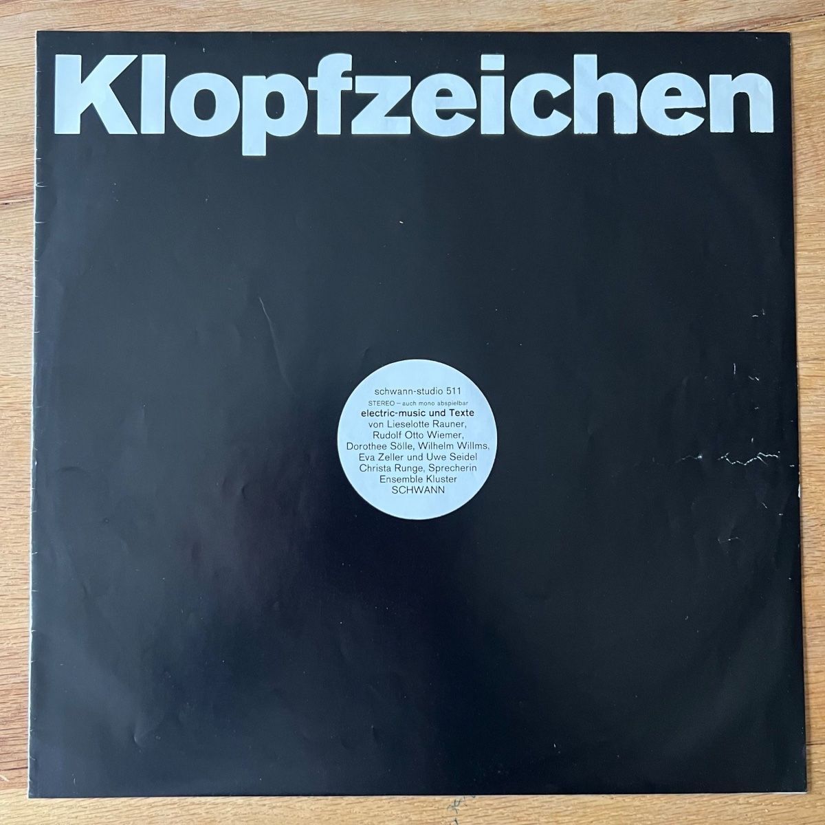 Dischi in vinile: Kluster - Klopfzeichen / D-Press. 1971 - Very nice Copy – Usato da Gais venduto da soundcave57