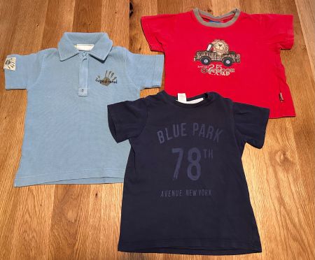 3 Jungen T-Shirts - Nomad - Grösse 92