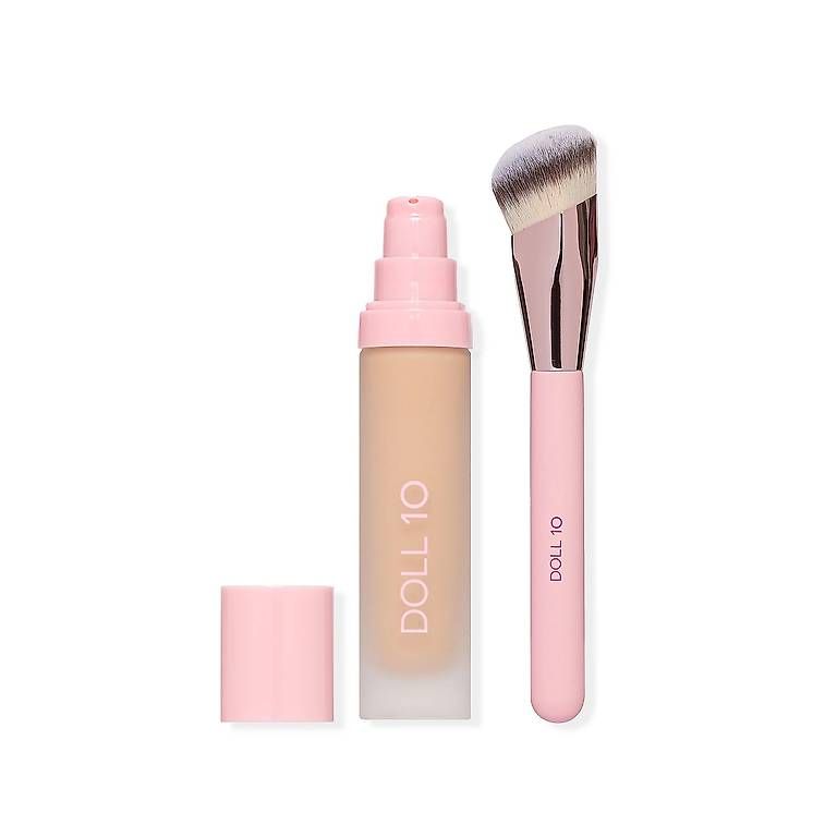 Make-up: DOLL 10 BEAUTY T.C.E Super Coverage Foundation 33ml & Pinsel – Nuovo e nell'imballaggio originale da Düdingen venduto da Viva1707