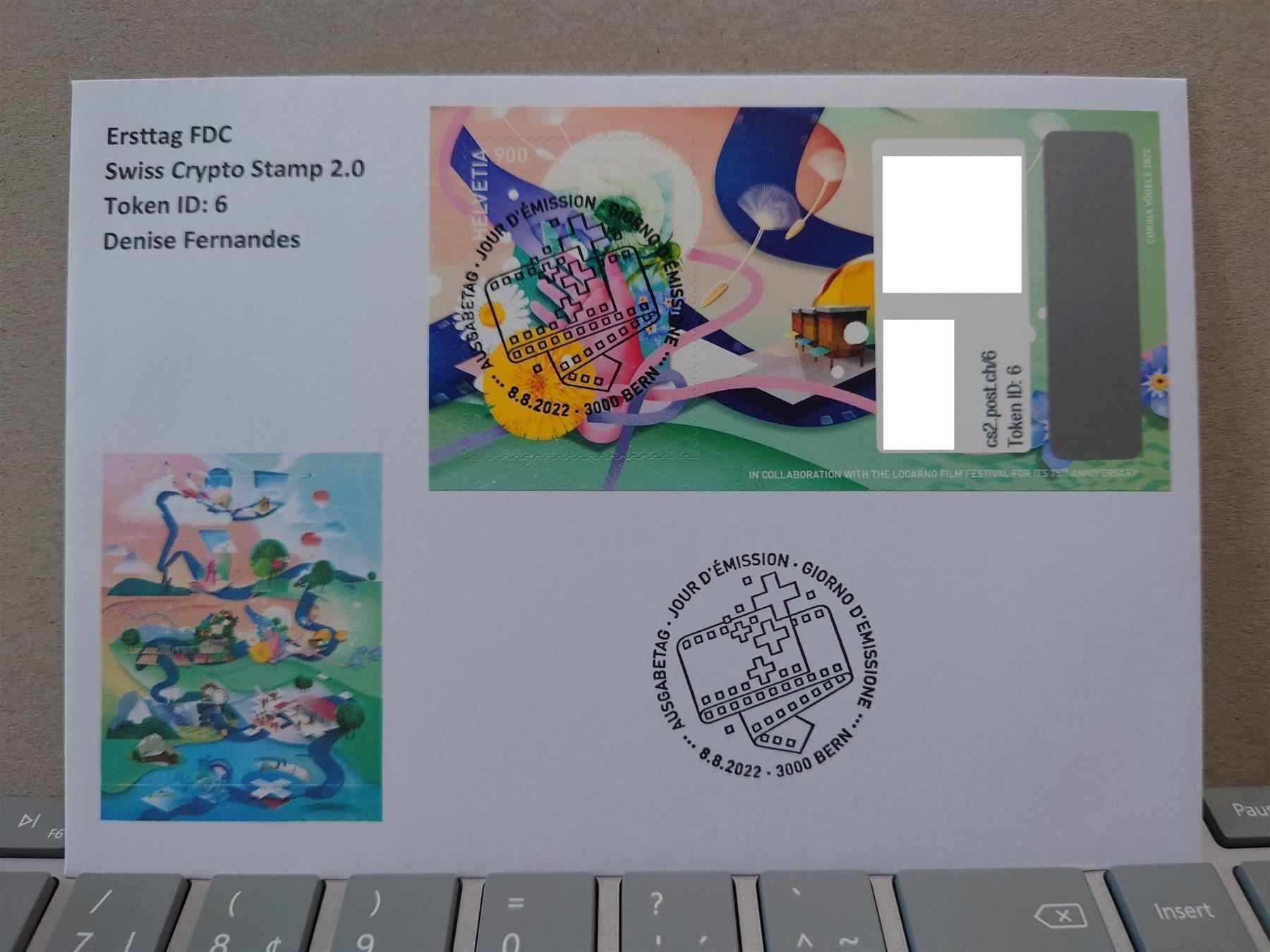 Tutti i francobolli: Set FDC Swiss Crypto-Stamp 2.0, ID1-ID10 – Usato da Rickenbach SO venduto da Bytebull 6