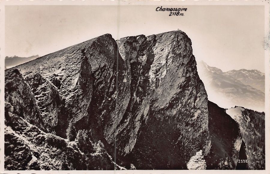 Cartoline postali: ALPIN: Chamossaire, circulée 1945, cachet Restaurant – Usato da Frauenfeld venduto da POML
