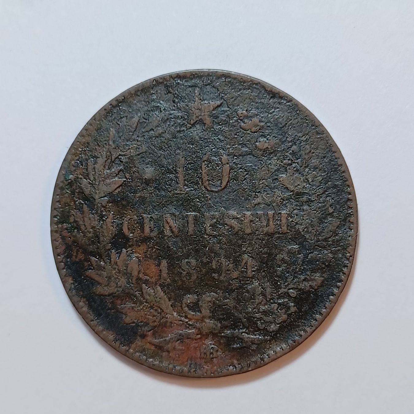 Tutti le monete: 10 Centesimi 1894 Italien – Usato da Pfäffikon ZH venduto da Welt_Muenzen 1