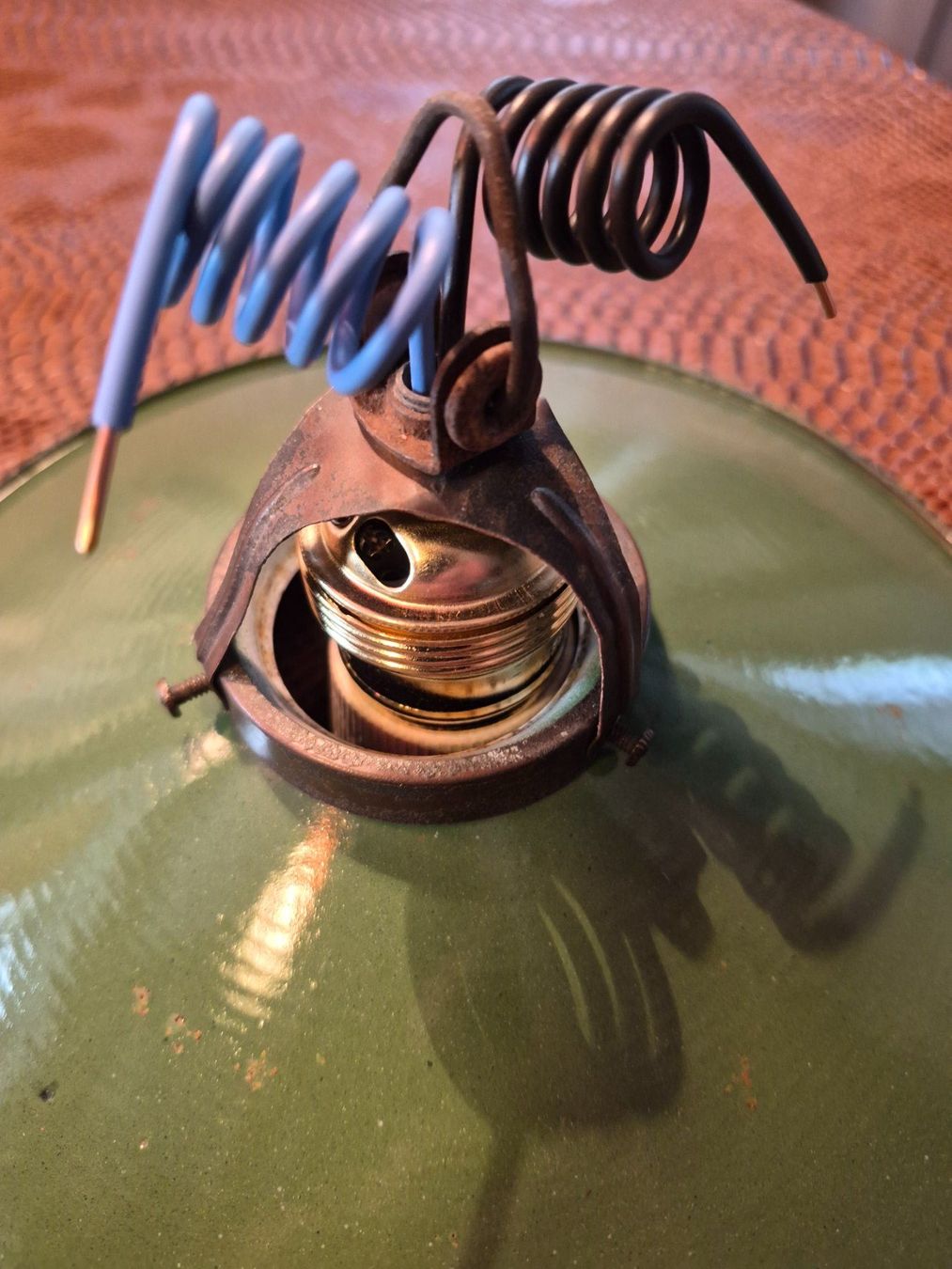 Lampen: lampe émaillée ancienne – Gebraucht aus charmoille von mir_my9f 2