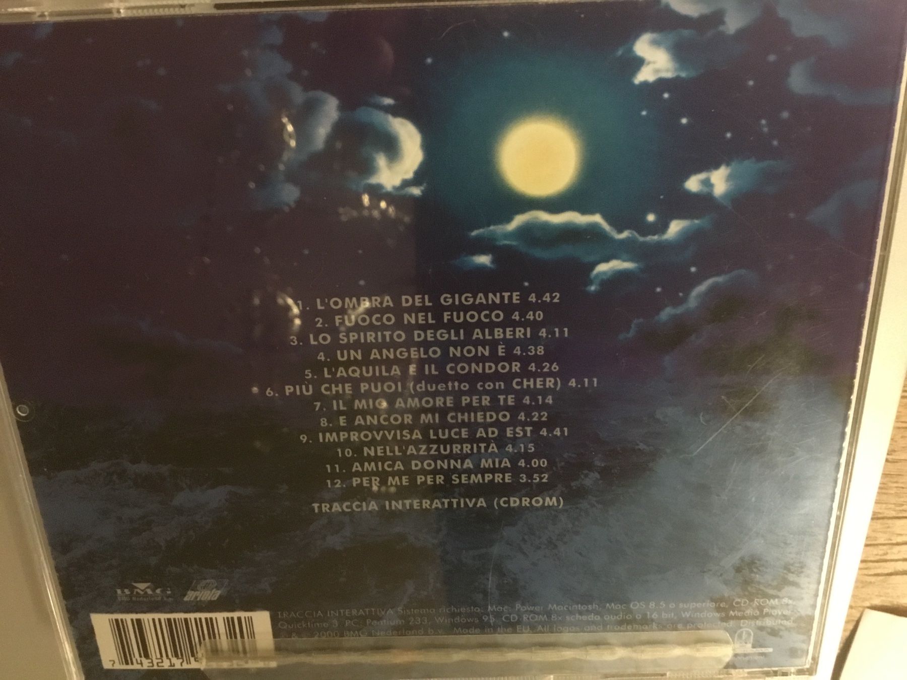 CD: EROS  Ramazzotti – Usato da Thierachern venduto da sweden08 1