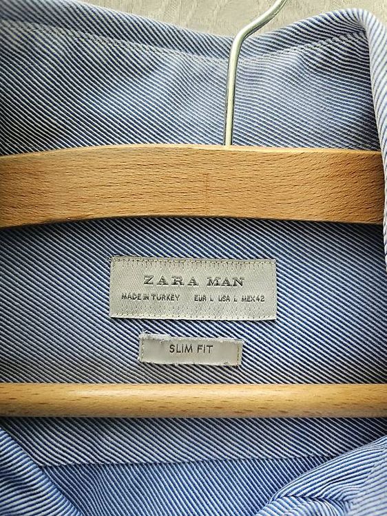 Camicie: Zara Hemd L Slim fit 42 wie Neu – Usato da Strengelbach venduto da killifish