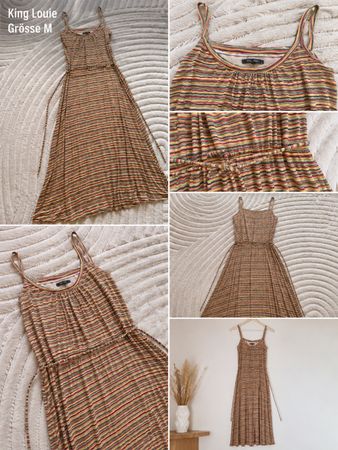 King Louie Sommerkleid Gr. M – farbenfroh & bequem 🌈