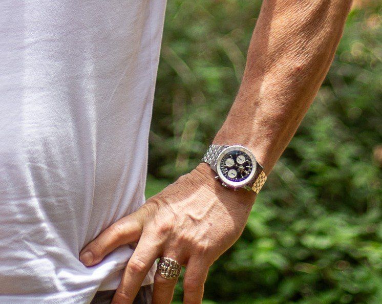 Bracciali & Braccialetti: Bracelet Breitling Navitimer Pilot en acier 22mm – Usato da Grimisuat venduto da Davinier