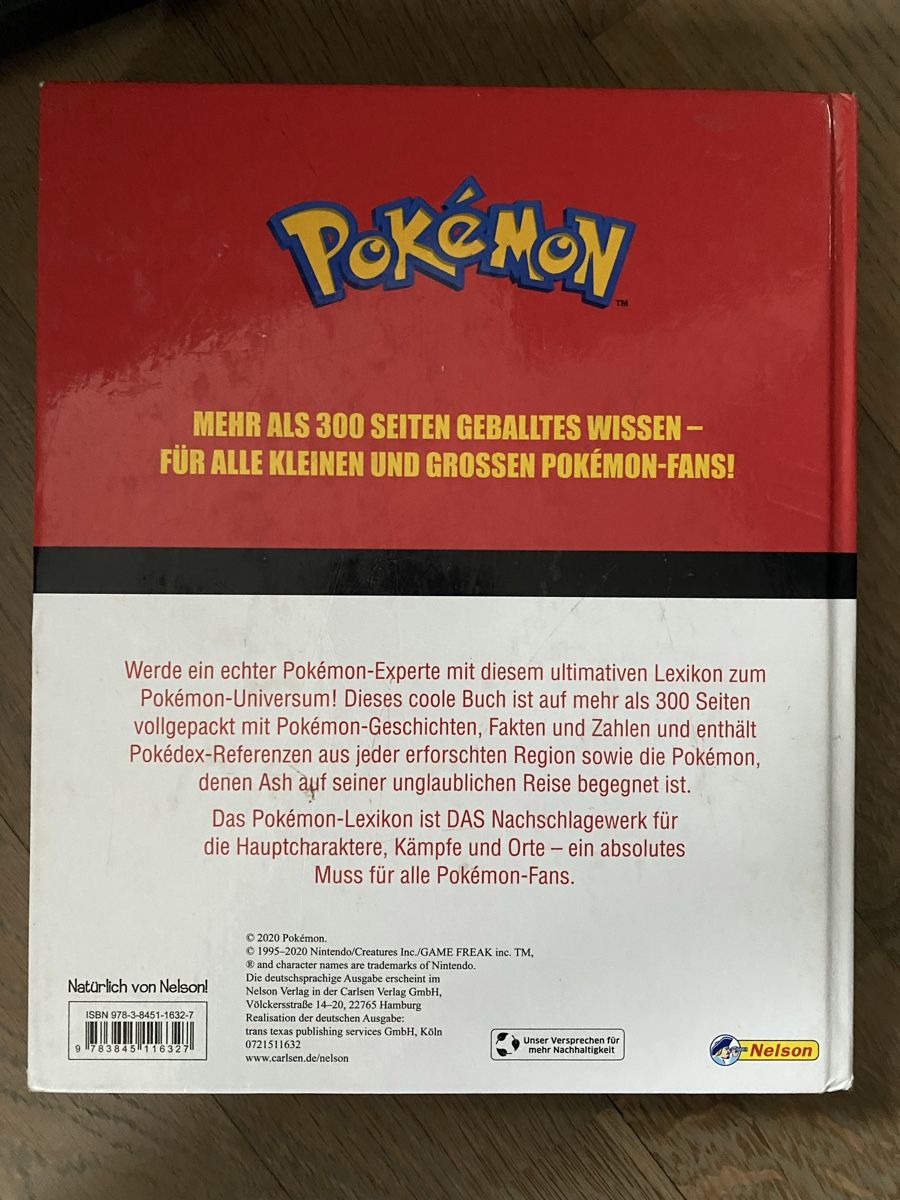 Libri: Pokemon - Das Grosse Lexikon – Usato da Obergerlafingen venduto da Schilu-2017 1