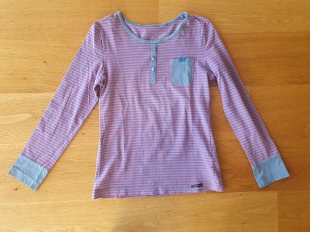 Skiny Pyjama Oberteil / Shirt langarm Gr. 140