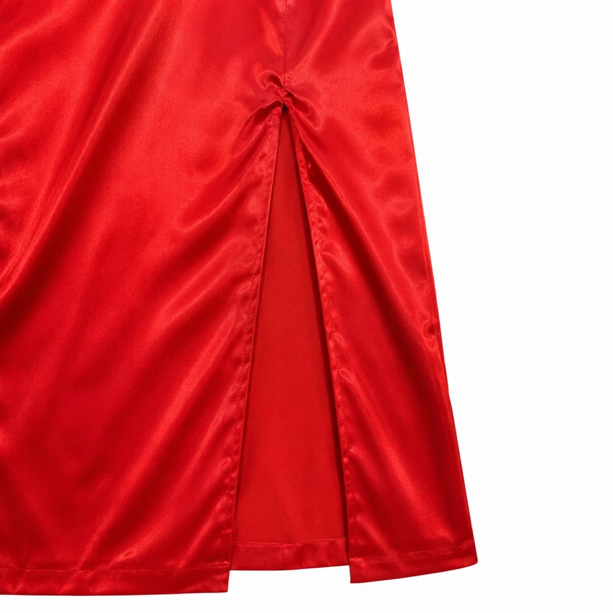 Vestiti: Abendkleid Satin Rot XS/34 mit Handschuhen | Neu – Nuovo e nell'imballaggio originale da Aarberg venduto da LovelyThings_ 3
